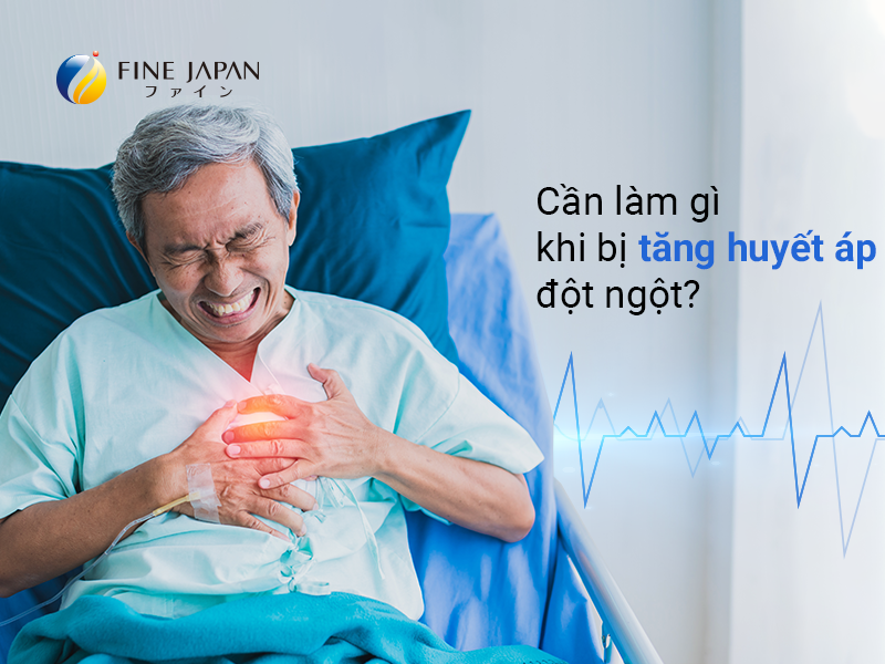 Cần làm gì khi bị tăng huyết áp đột ngột?