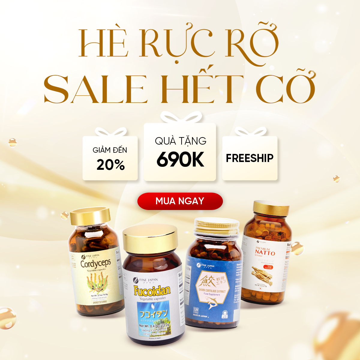 HÈ RỰC RỠ SALE HẾT CỠ