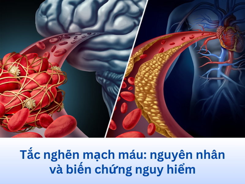Tắc nghẽn mạch máu: nguyên nhân và biến chứng nguy hiểm